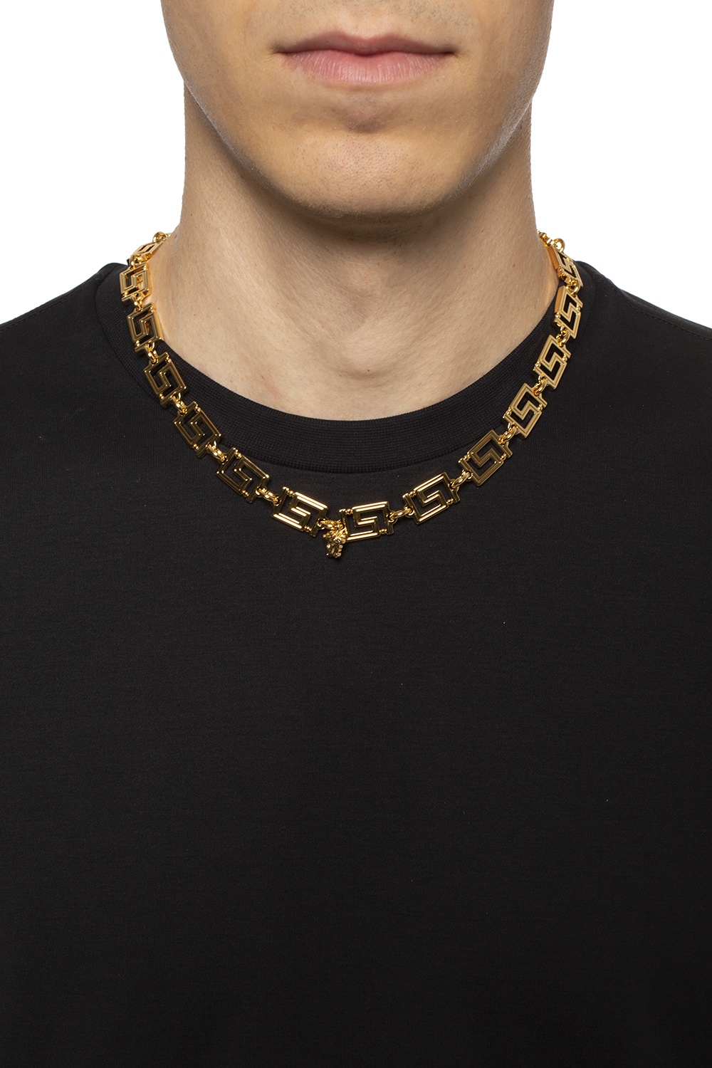 Greek key necklace sale